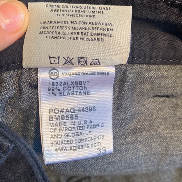 Men’s AG Jeans The Marshall Slim Trouser in Color Deep Trenches Size 33 - Picture 11 of 12